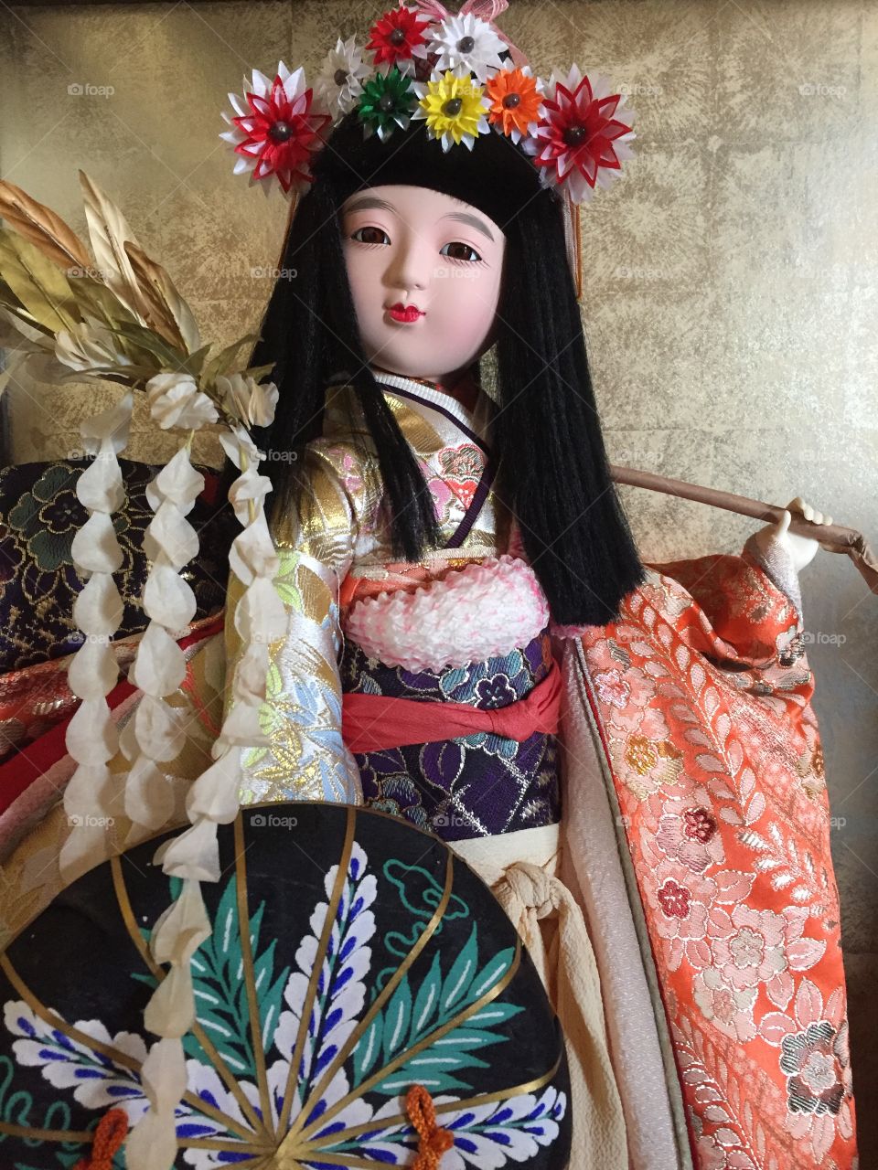A beautiful porcelaine doll bought in japan. 