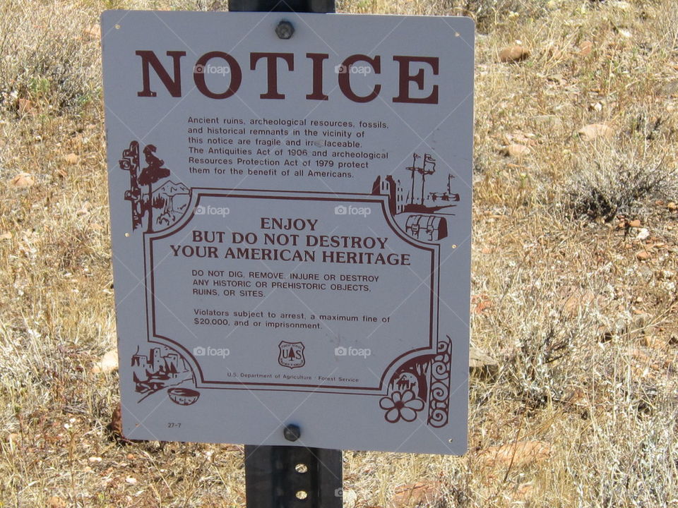 Everywhere there's signs!