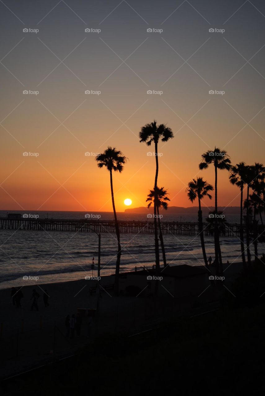 Sunset in San Clemente - California -June 2023