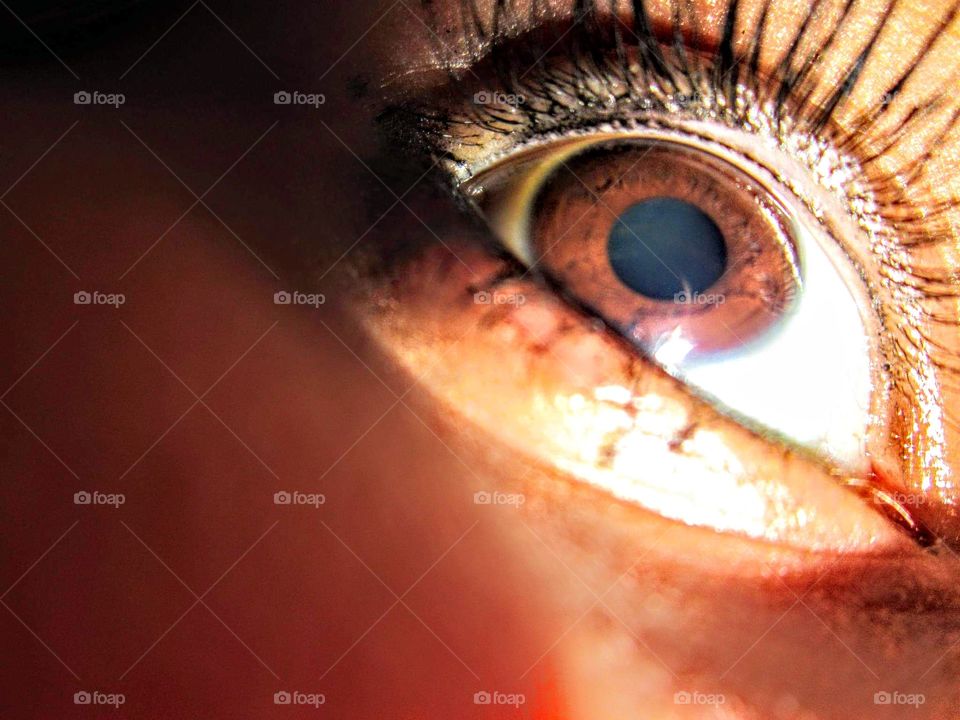 Brown eyes are like coffee. Strong