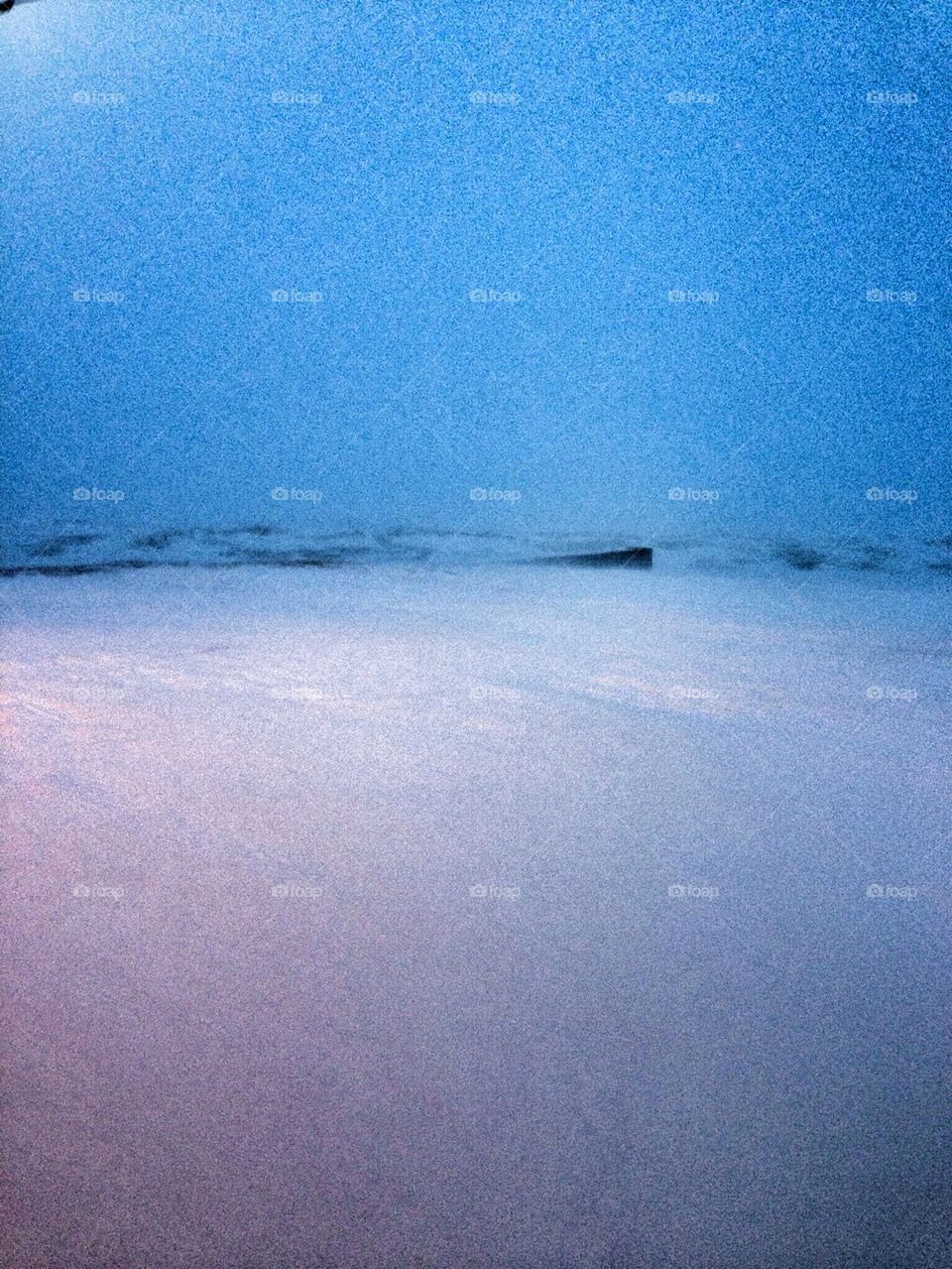 Lake Michigan at 7:15 am