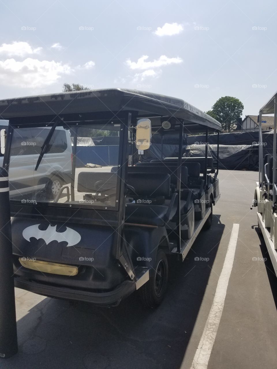 Batman  golf cart warner brothers studios