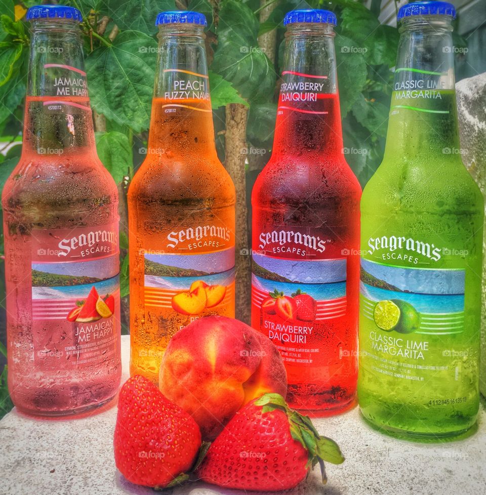 Seagrams different flavored coolers