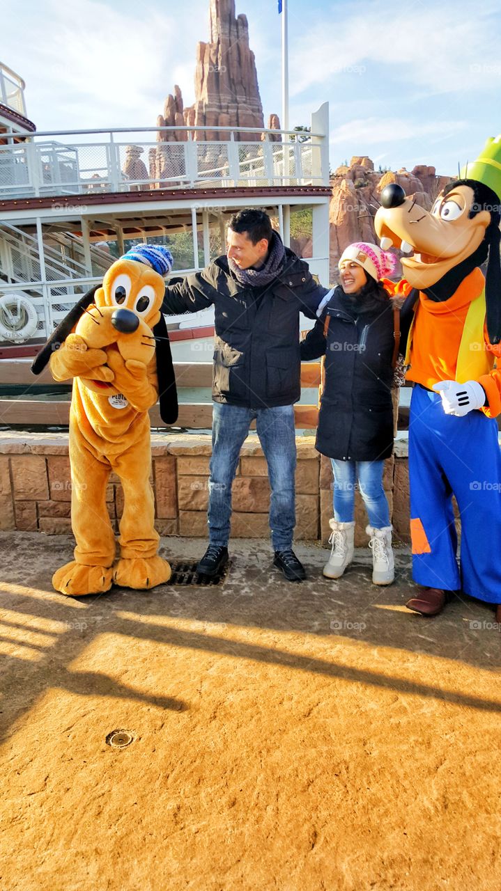 When you are a kid you have many dreams and one of them is meet the Disney character...yesss the dreams come true!!