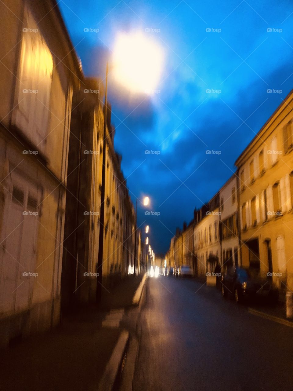 Midnight in paris streets 