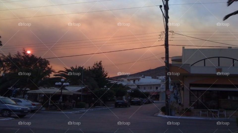 fire attiki ano liosia forest fire by vrahidis