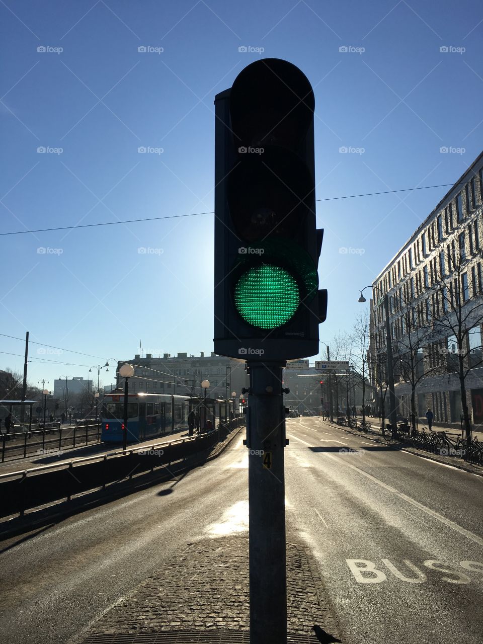 Traffic, Street, Semaphore, Stoplight, Road