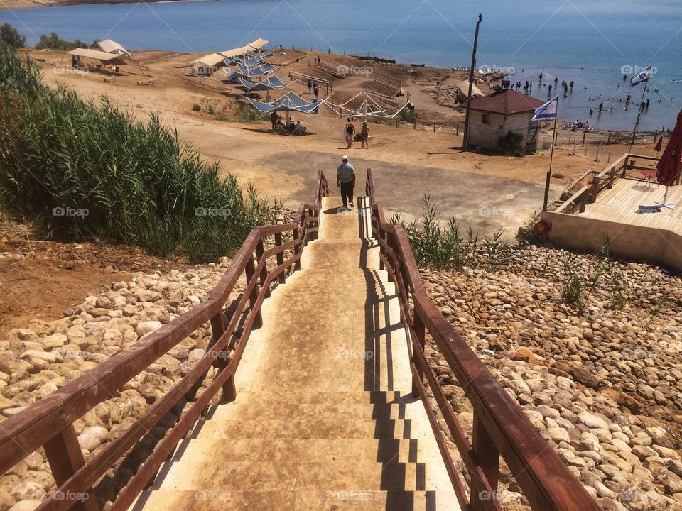 Stairs to the Dead Sea