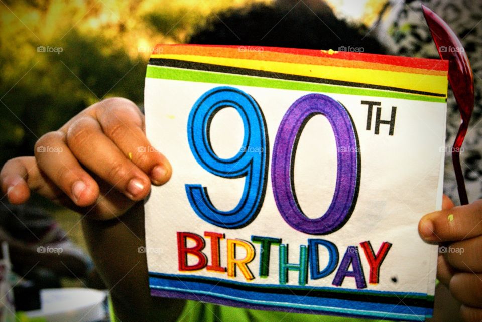 After eating cake to celebrate an awesome birthday, it is time for presents and a very candy & toy loaded piñata.