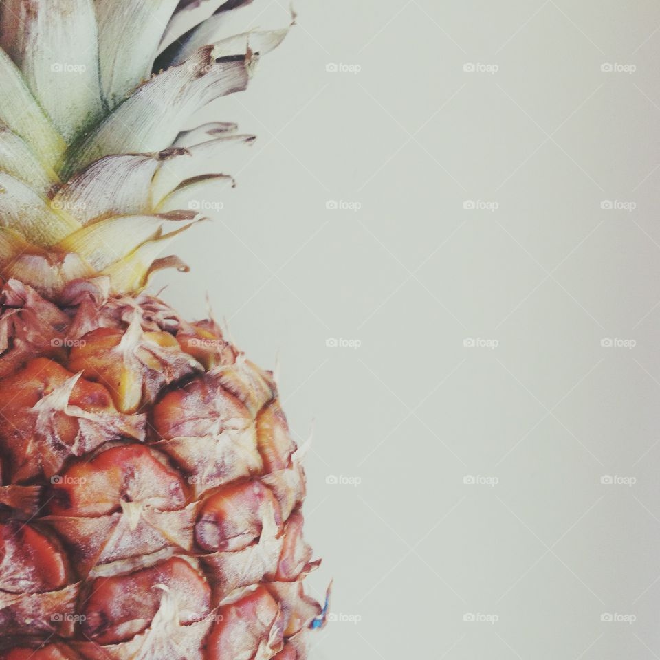 Close-up of a pineapple