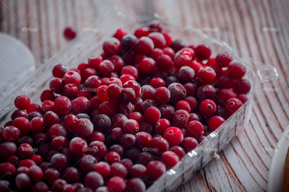 Frozen cranberries 