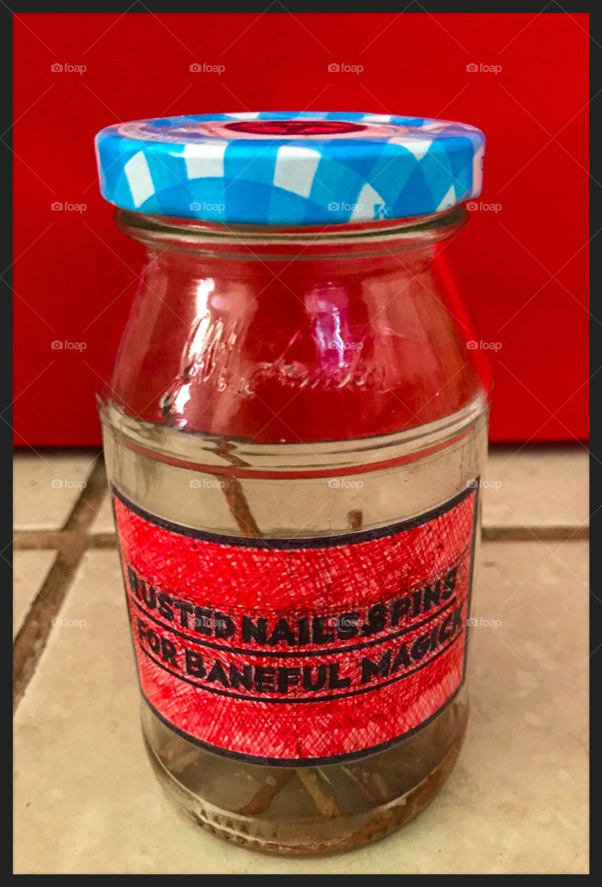 Witchcraft magick tools.