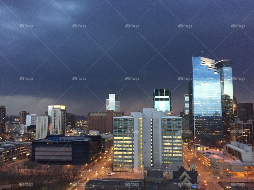 Storm Coming In. Minneapolis Storm