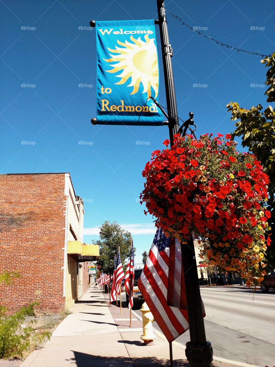 American Flag City Redmond Oregon