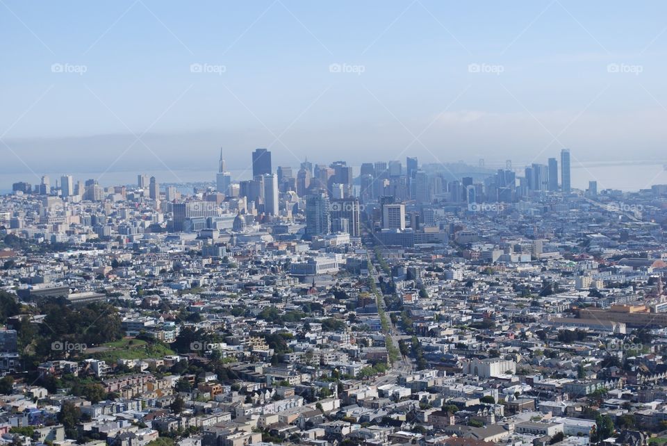 View of cityscape, San Francisco, California