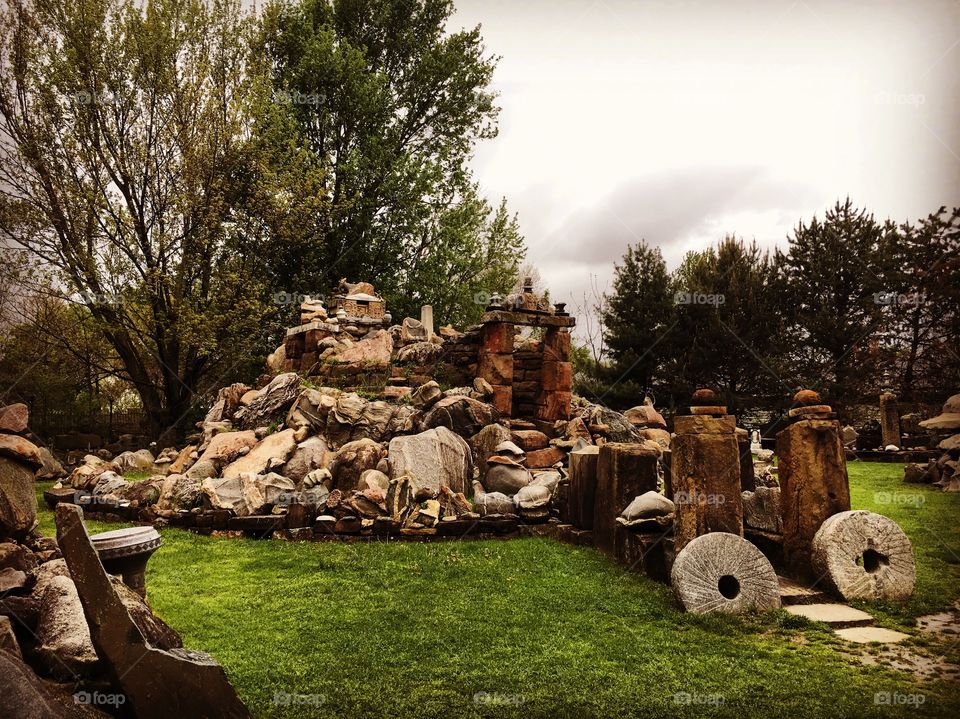Temple of Tolerance rock garden in Wapakoneta Ohio 2016 