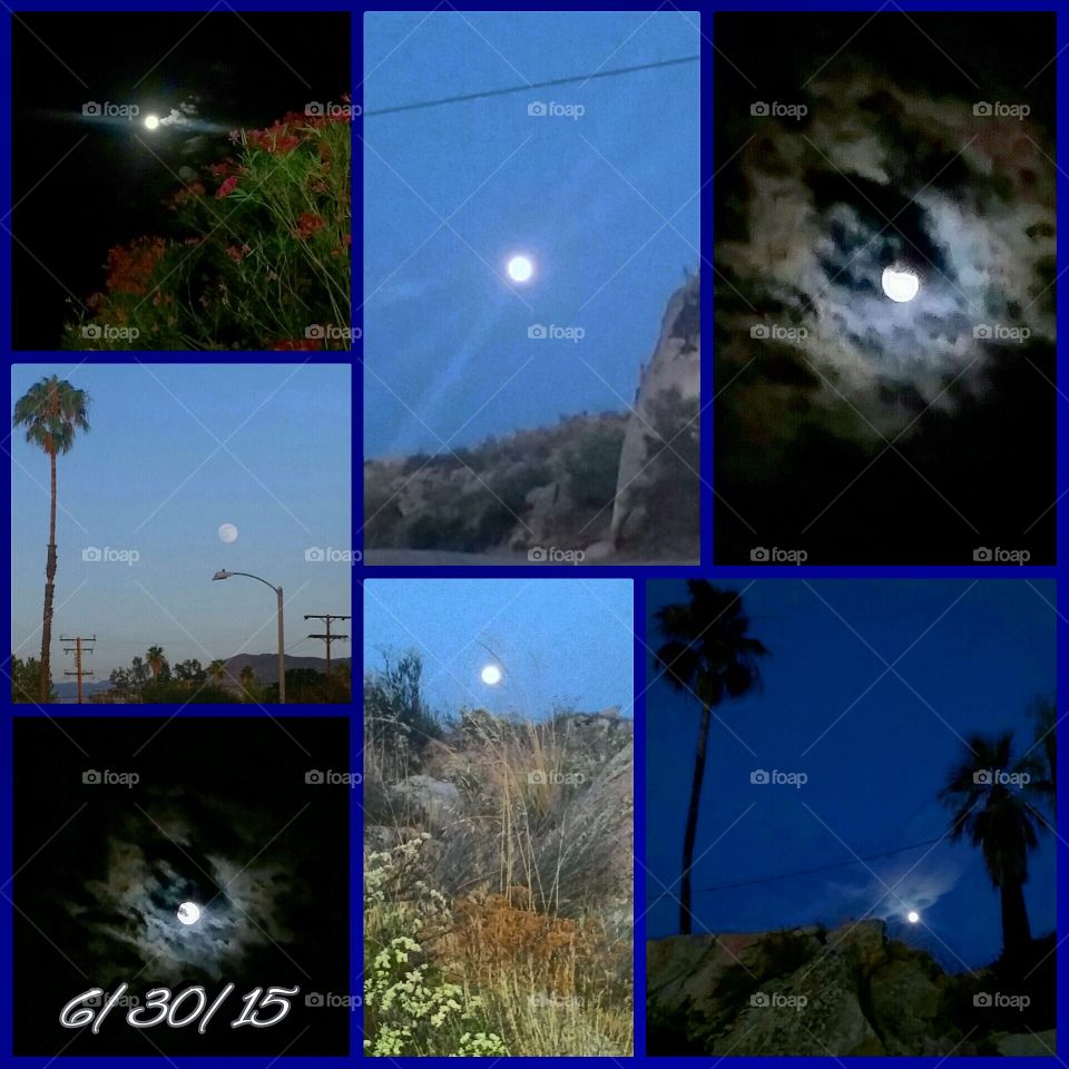 Moon. moon shots in the month of June 2015