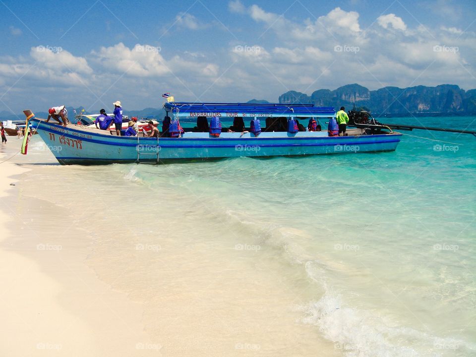 Passenger boat. Thailand Koh Poda