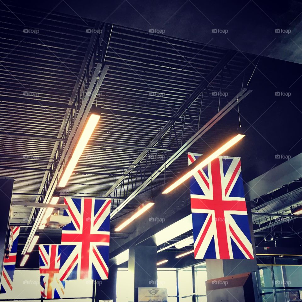 British flags...