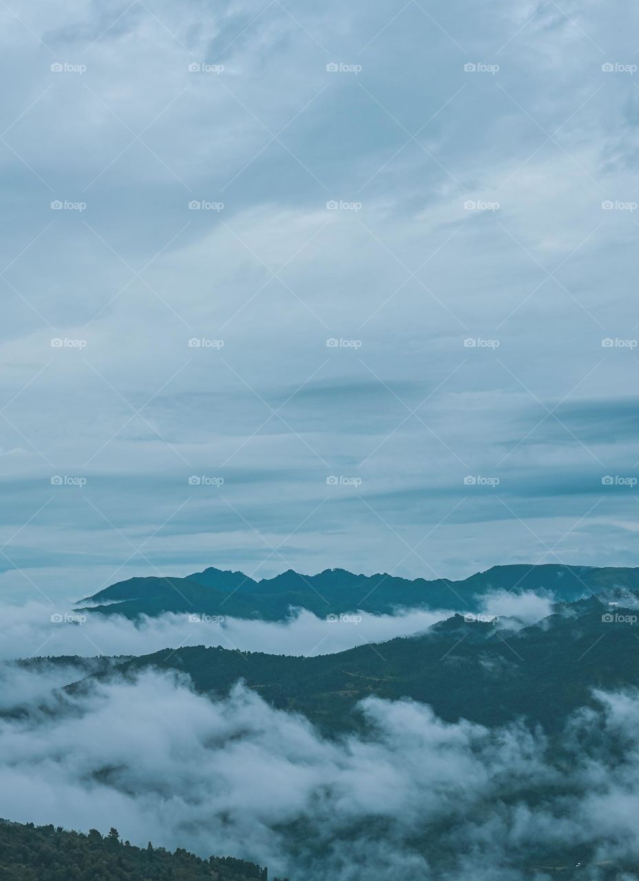 Mountain ranges of Ukhrul, Manipur, India