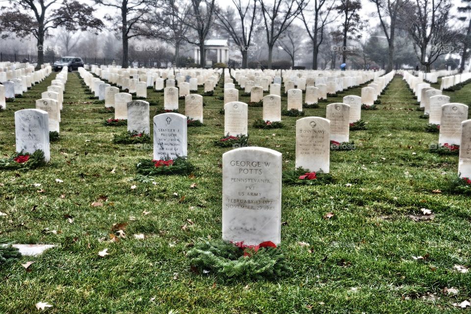 Cemetery for fallen soldiers