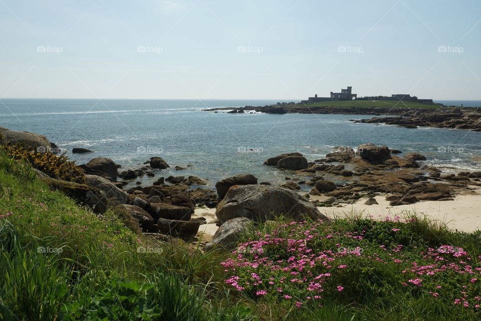 Pointe de Trévignon. Château-villa de la pointe de Trévignon (Finistère-France)