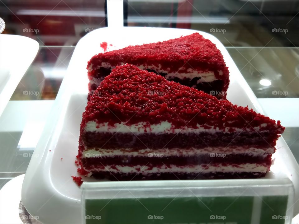 Red velvet pastry