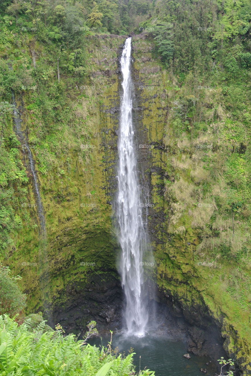 Hawaii waterfall 