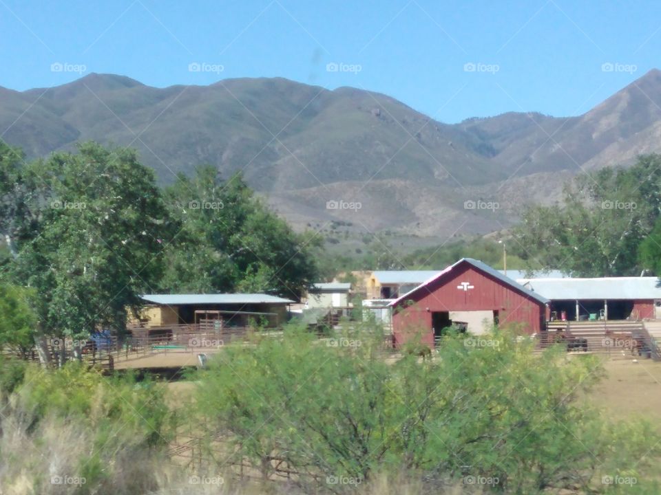 ranch in the mountains