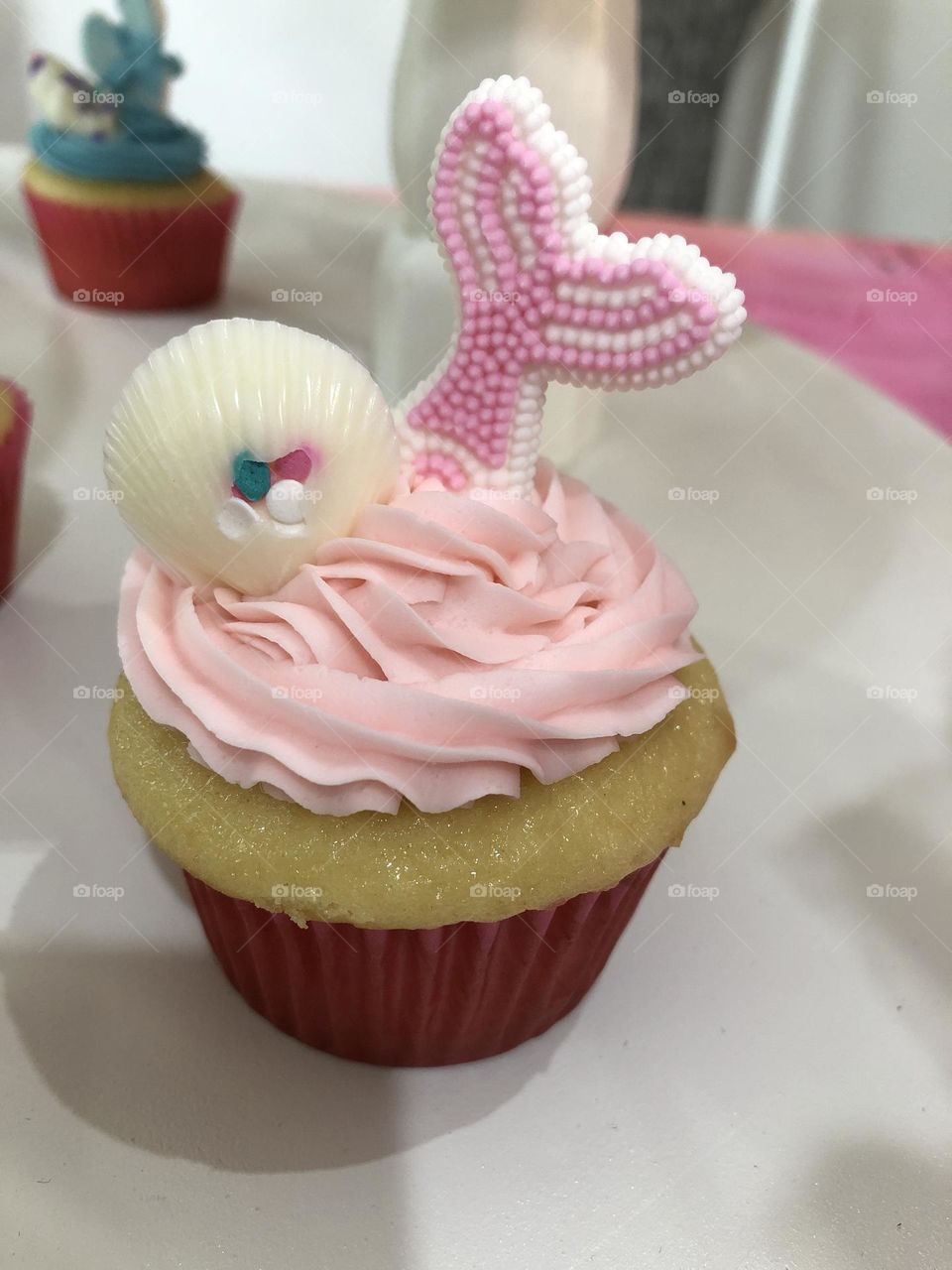 Mermaid Cupcake 