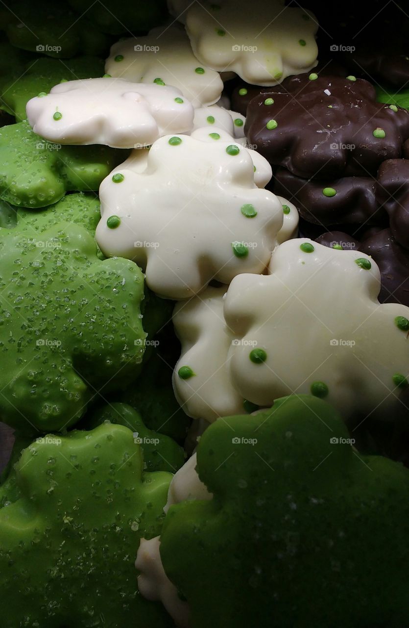 Three Leaf Clover Cookies