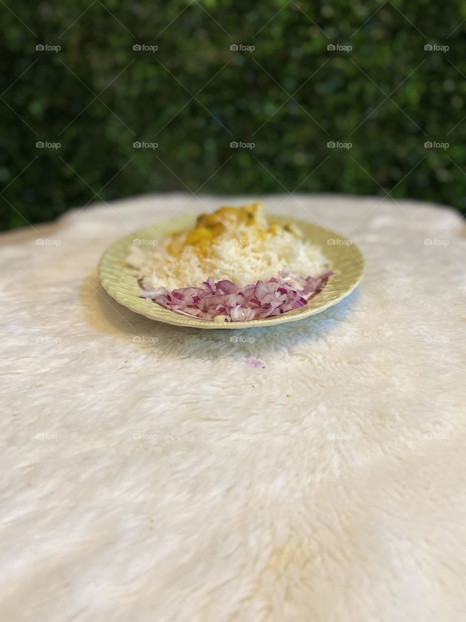 Delicious dinner raic with Edam vegetables and onion 🥔🧅