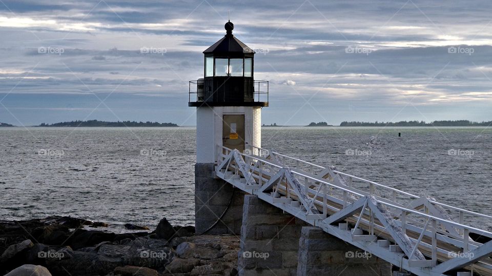 Marshall Point Lighthouse ME At Dusk