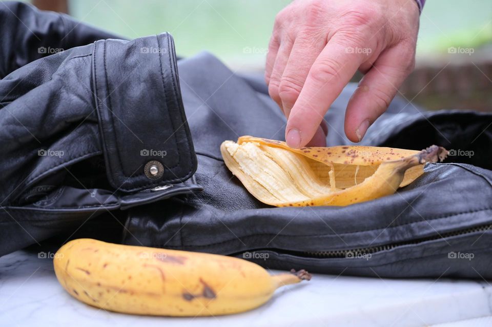 banana peels replace expensive leather care products