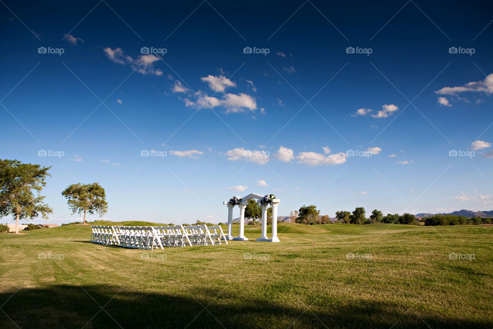 sky grass wedding marriage by deserttrends
