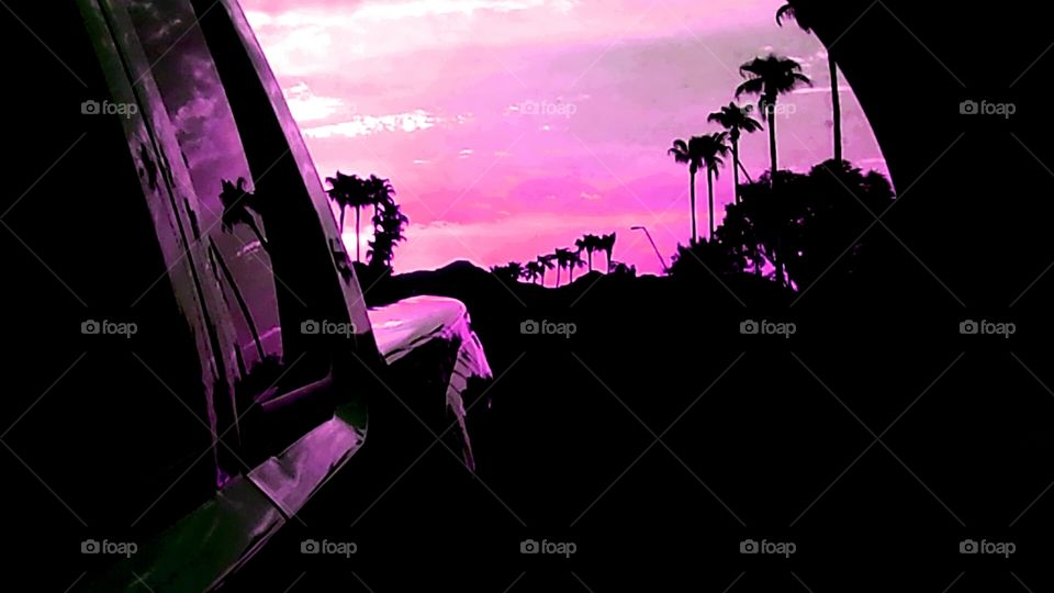 Pink Travel Silhouette