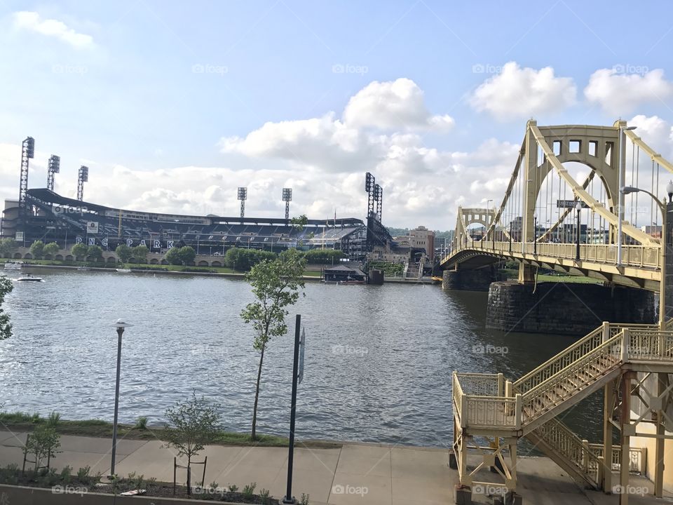 Water, Bridge, No Person, River, Architecture