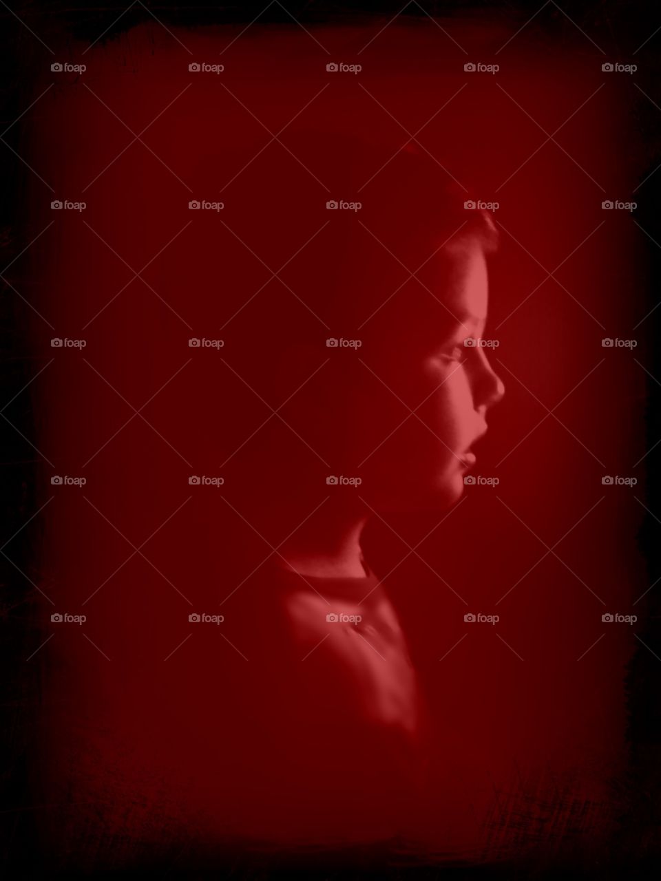 Portrait of my son, Autism Awareness 