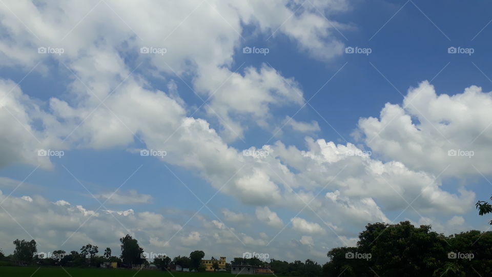Beautiful sky and cloud in the sky