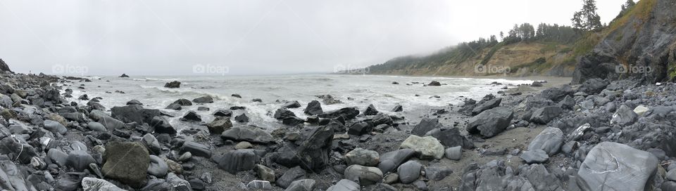 Gloomy beach days 