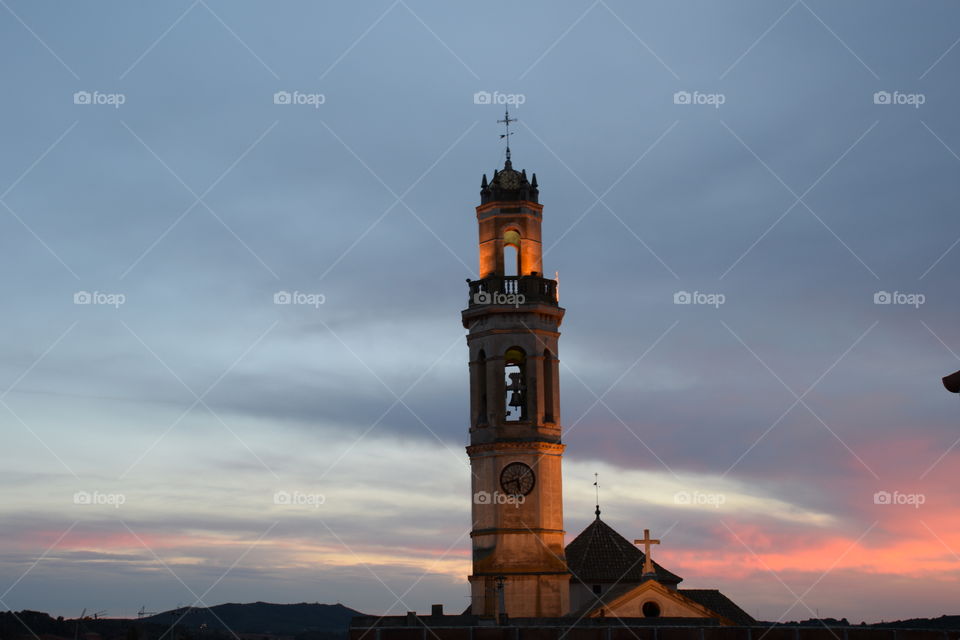 Tower bell in Vila-rodona village