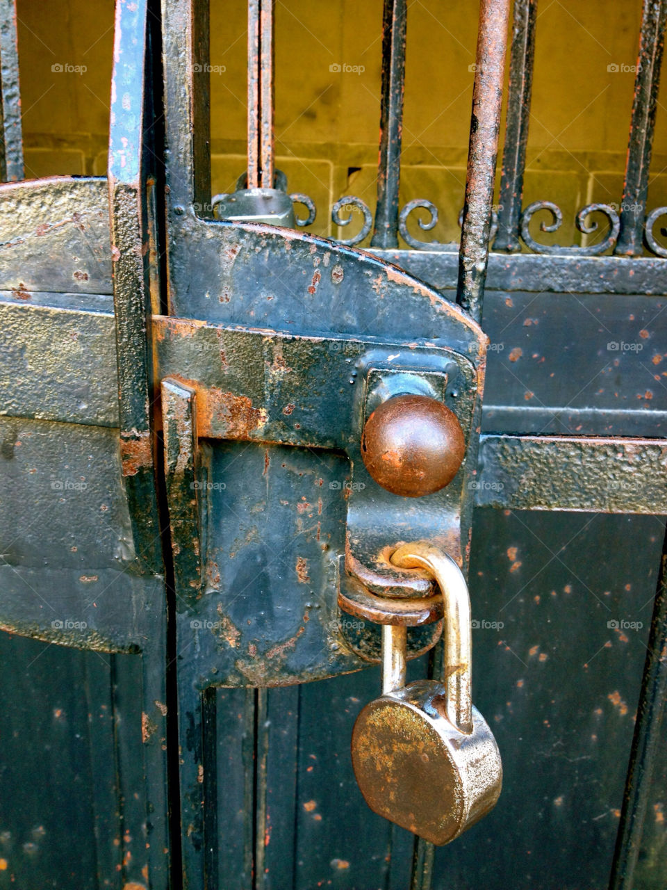 metal gate lock door knob by asa1212