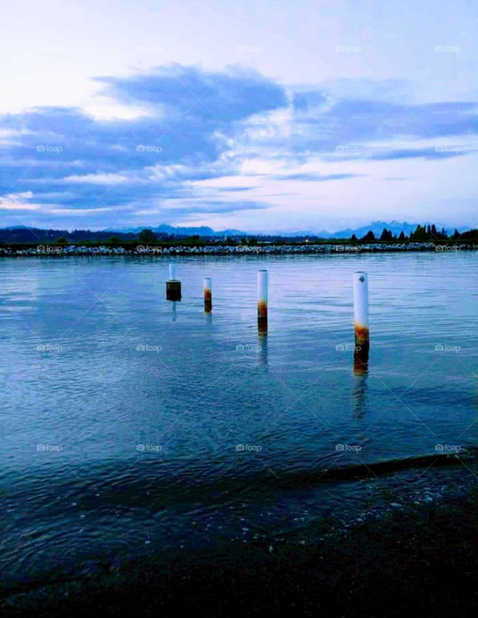 view from the beach