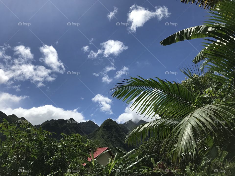 Ciel île de la Réunion 