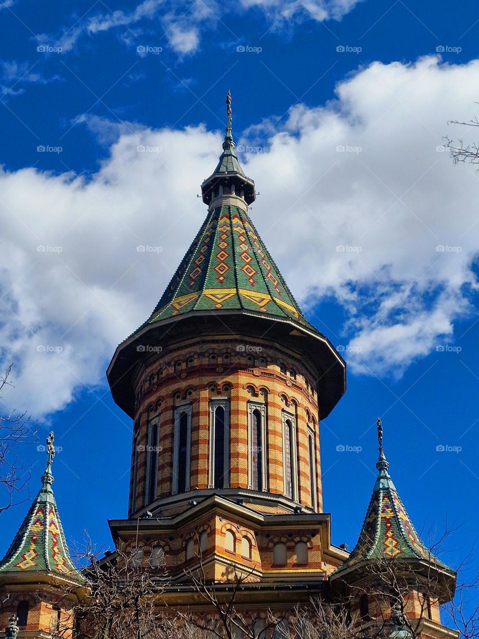 the Orthodox Metropolitan Cathedral from Timisoara