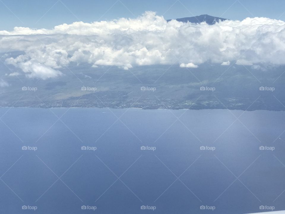 Clouds over Maui