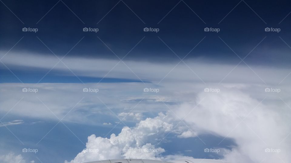 Take pictures from the plane