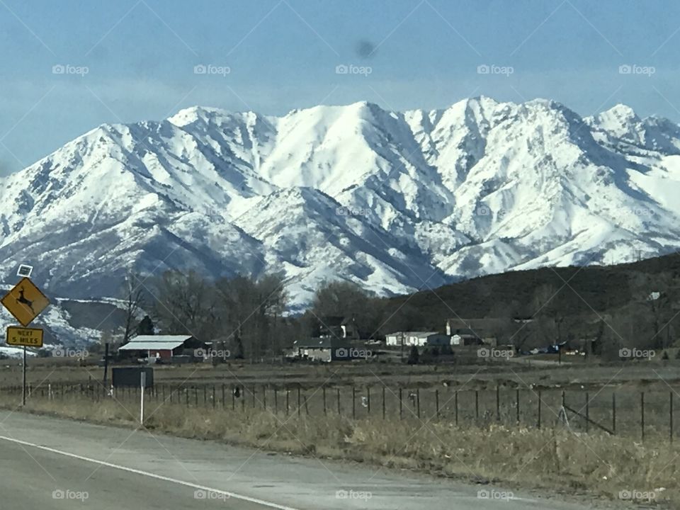 Snowy mountain