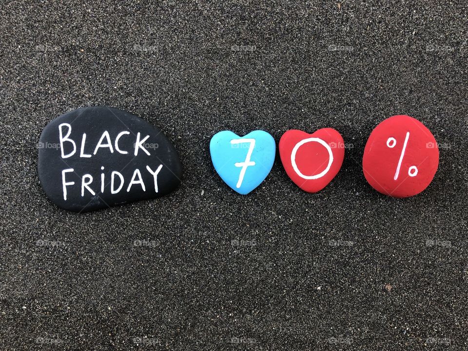 Black Friday, seventy percent discount