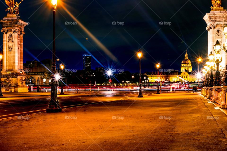 Paris at night